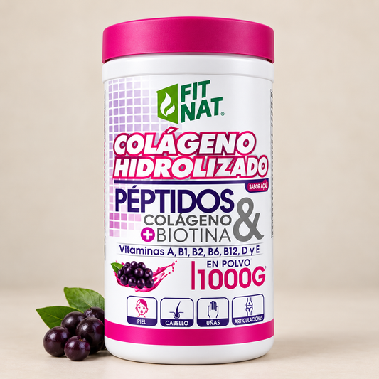 Colágeno Hidrolizado Premium + Péptidos y Vitamina C (Mega Tarro 1.000g / 1 Kilo)